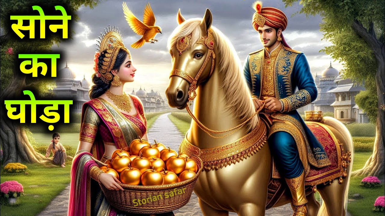 सोने का घोड़ा और तीन राजकुमारों का छल। ज्ञानवर्धक हिंदी लोककथा। Storian safar_A motivational story