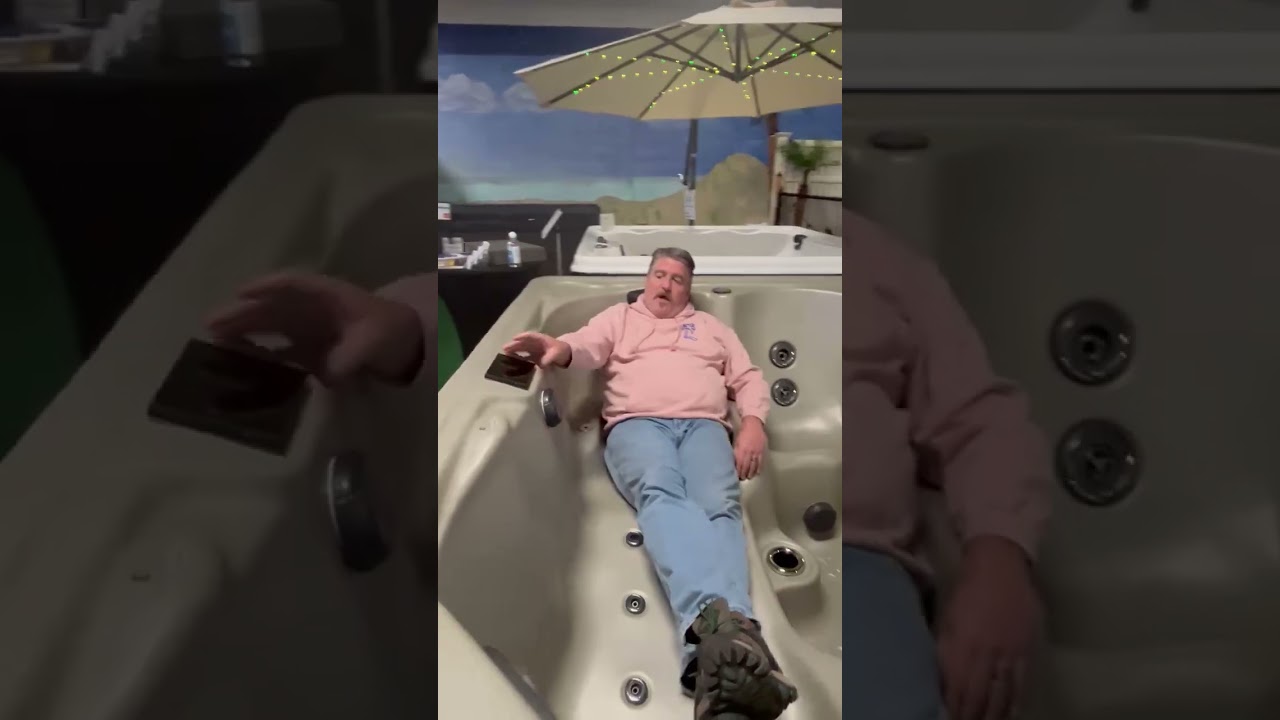 Tour the Grand River Chariton2 Hot Tub by Viking Spas  with us! Made right here in West Michigan