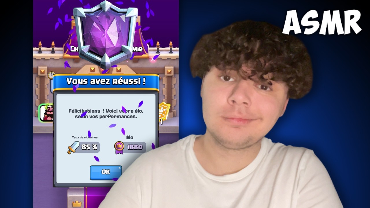 ASMR Je passe CHAMPION SUPRÊME sur Clash Royale et te DONNE des CONSEILS ! (+ débloque un héros)