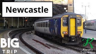 Trains at Newcastle, ECML - 12/10/19