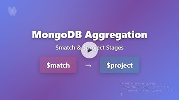 MongoDB Aggregation: $match & $project Stages for Filtering & Reshaping Data