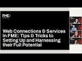 Web connections  services in fme tips  tricks to setting up and harnessing their full potential