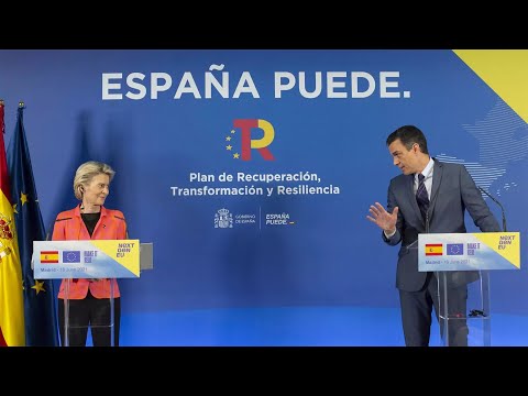 España recibe los primeros 9.000 millones de euros del plan de recuperación de la UE