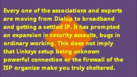 Linksys Firewall For Home Networking System