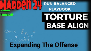 A Way To Torture Base Align - And Expanding In My RUN BALANCED PLAYBOOK - Madden 24
