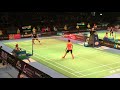 Lin dan vs chen long nice angle legends of badminton