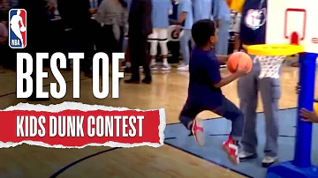 Best Of INCREDIBLE Kids Dunk Contest Moments