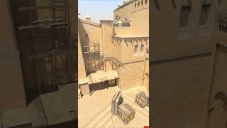 Palace Smoke From Spawn For CT On Mirage #shorts #cs2