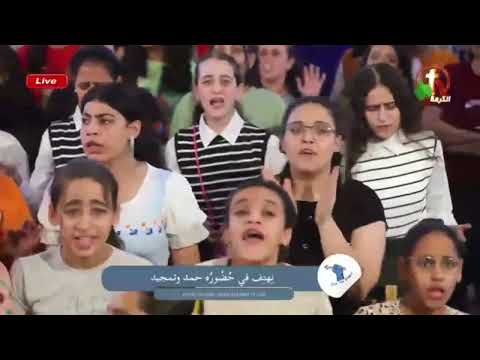 فترة تسبيح مع الاخ المرنم مدحت رشدي في كنيسة نهضة القداسة بطما 