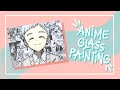 ✨🎨 paint with me | tiktok anime glass painting tutorial✨
