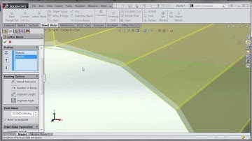 SolidWorks Tutorial - Bent Lofted Bends