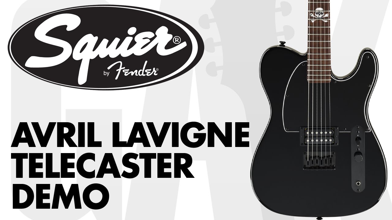 Squier   Avril Lavigne Telecaster Demo at GAK