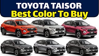 Toyota Taisor Colour Options | Toyota Taisor best color to Buy #taisor