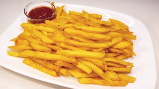 وفروا الزيت وحافظوا على صحتكم 🍟 واعملوا كيلو من البطاطس المقلية بملعقة زيت واحدة بس😋 بطاطس مقرمشة