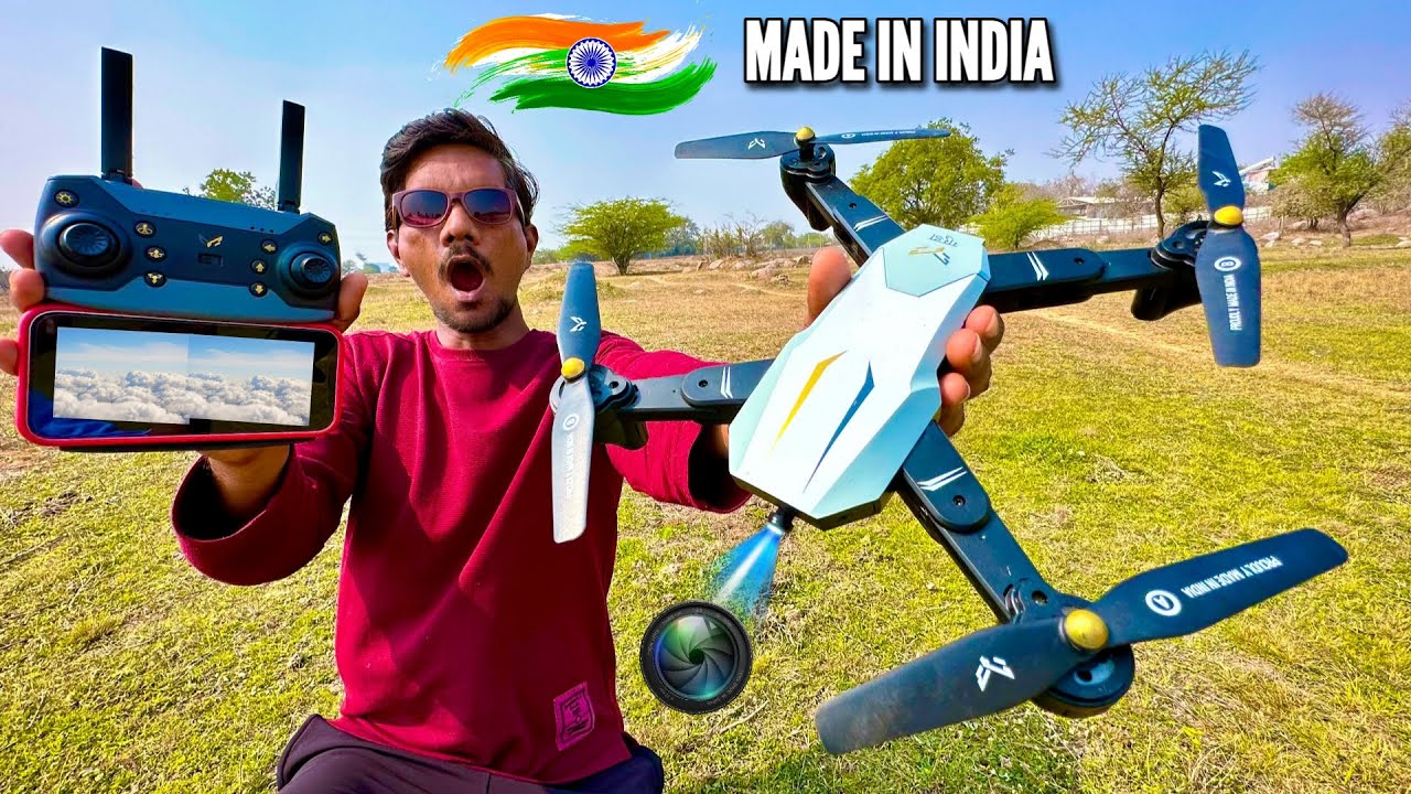 RC Veer Drone - Made in india RC Drone Unboxing & Flying Test - Chatpat toy  tv 