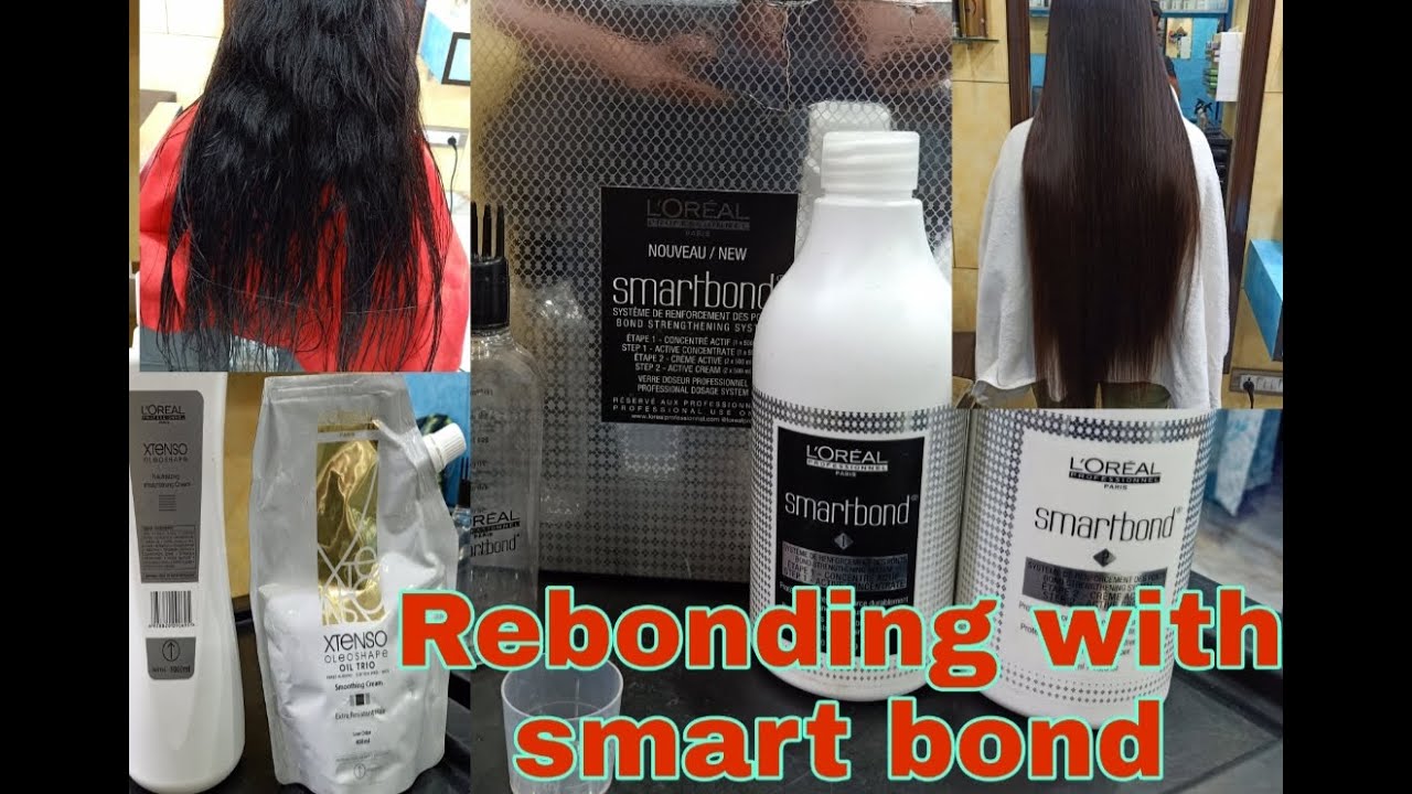 Rebonding/smoothing with smart bond treatment/full tutorial/how to do@vlog  Bikash - YouTube