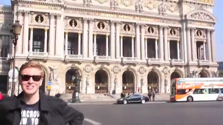 Vi åkte till Paris