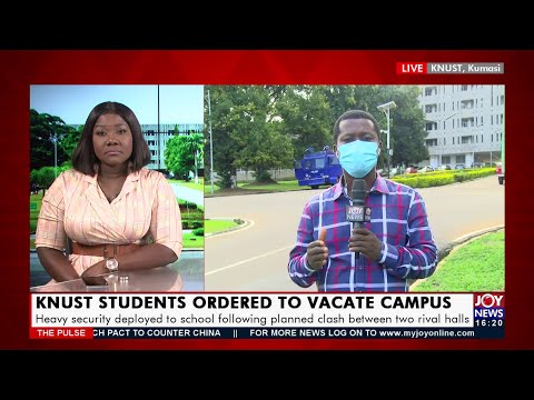 KNUST Students Ordered to Vacate Campus - The Pulse on JoyNews (16-9-21) KNUST Students Ordered to Vacate Campus - The Pulse on JoyNews (16-9-21)