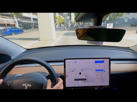 Tesla FSD V10 Monorail Test SUCCESS!! Twice!