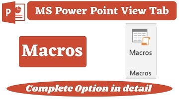 Macros Option in Power Point | Macros option in detail | Powerpoint view tab in hindi #successsteps