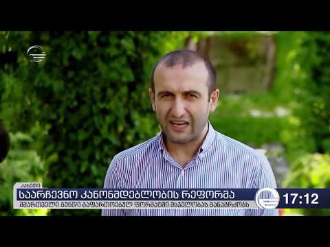 იაგო ხვიჩია სააჩევნო კანონმდებლობის პრობლემებზე