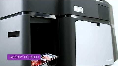 FARGO DTC4000 ID Card Printer/Encoder
