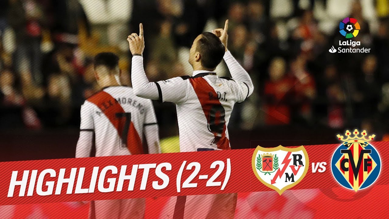 Resumen de Rayo Vallecano vs Villarreal CF (2-2) - YouTube