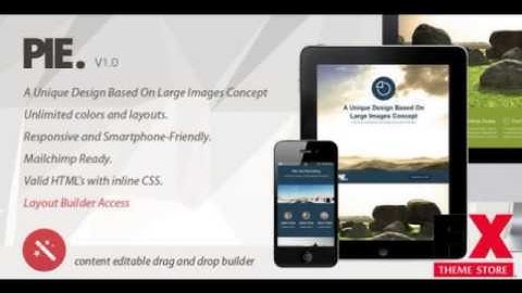 Preview Pie Unique Concept Email Template Layout Builder TFo