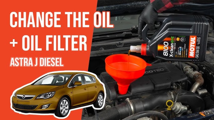 Opel astra J how to change oil and filters on 1.7cdti and reset service 