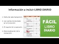 Libro diario y asientos contables - contabilidad basica