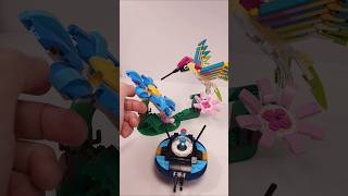 LEGO Creator UFO (31378) vs Colorful Hummingbird (31384) #shorts  @TopBrickBuilderLite