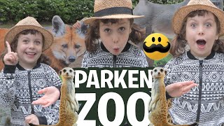 Melody besöker Parken Zoo och matar djuren 2019