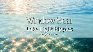Lake Light Ripples | Sunlight on Water | Quiet Café Music | Coffee Sonnet l 커피소넷 ☕ screenshot 2