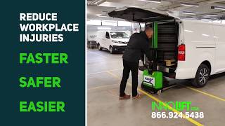 Tire Dealers use INNOLIFT to Load Cargo Vans