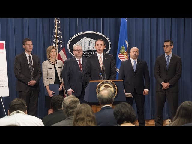 Watch Deputy Attorney General Rosenstein Announces Two Iranian Men Indicted for Deploying Ransomware on YouTube.