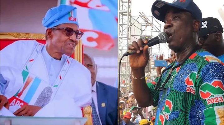 SEE WHAT K1 DE ULTIMATE SAYS TO BUHARI AS HE ARRIVES TINUBU FINAL CAMPAIGN IN LAGOS