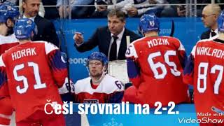 Kanada - Česko (hokej) - ZOH Pchjongjang 2018 - stav na začátku druhé třetiny