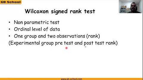 Wilcoxon signed rank test meaning