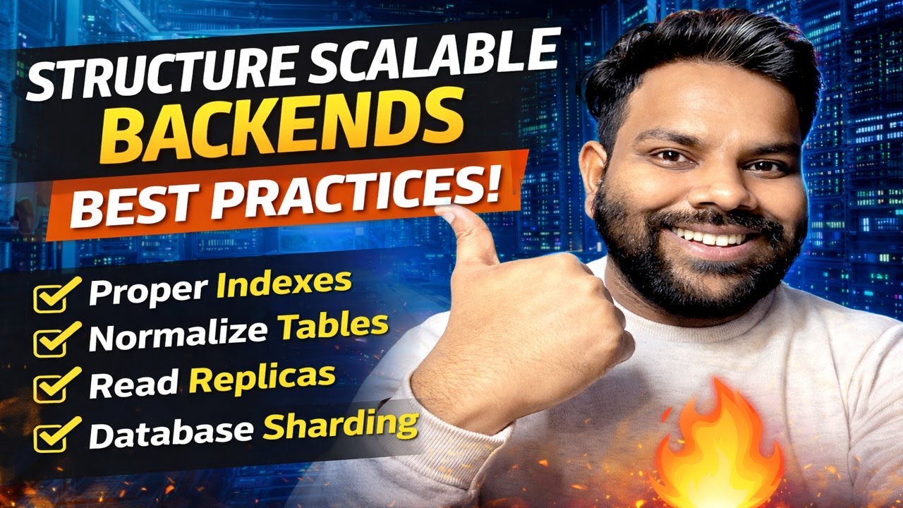 How to Structure a Scalable Backend 🚀 | Database Scaling Best Practices ...