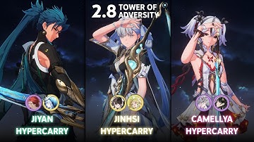 NEW ToA 2.8/2.7 | S0 Jiyan Hypercarry / S0 Jinhsi Hypercarry / S0 Camellya | Wuthering Waves