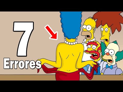 7 Errores de Los Simpson que Nunca Habías Notado