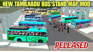 NEW TAMILNADU BUS STAND MAP MOD RELEASED|BUS SIMULATOR INDONESIA 4.4.1