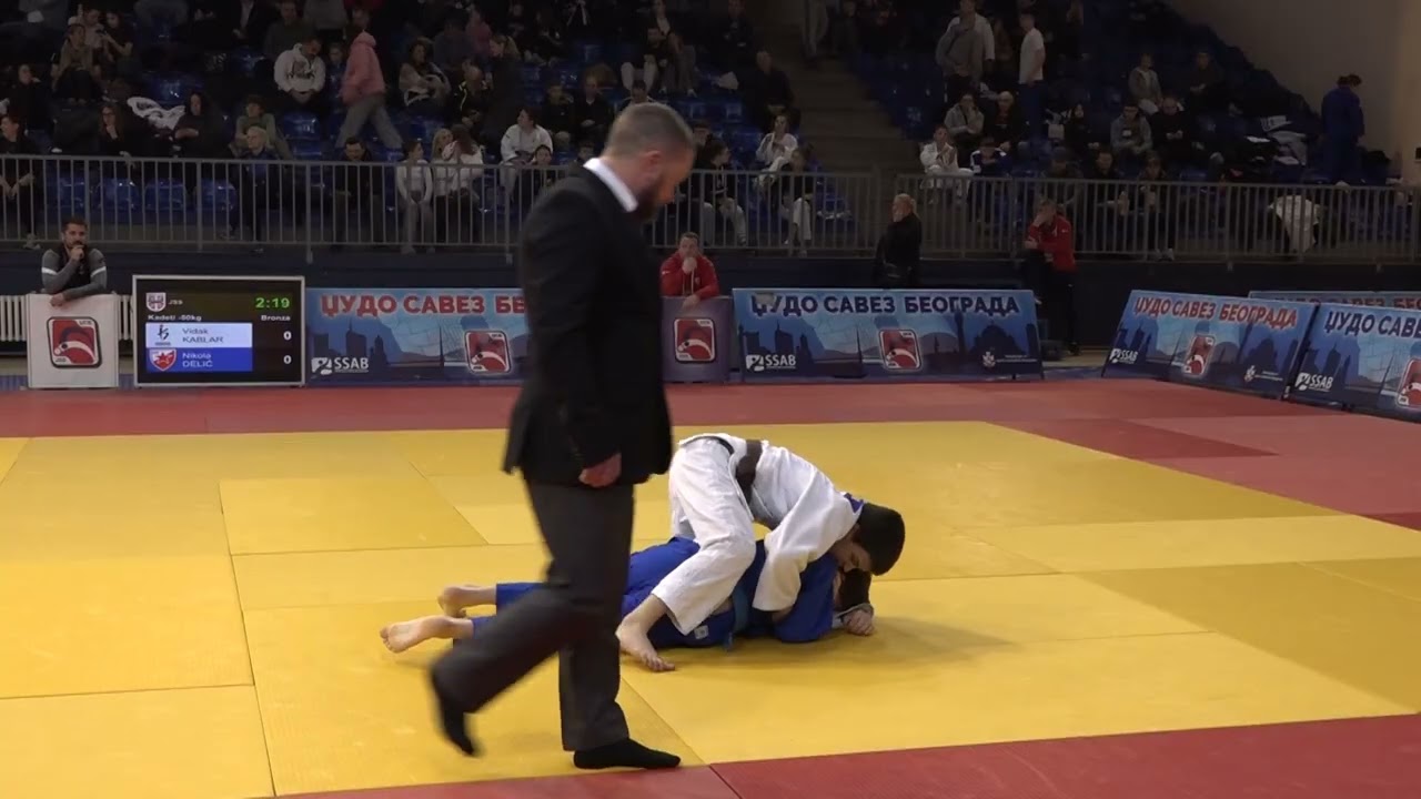 Vidak Kablar BEO Nikola Delić CZB 0:1 -50kg #PrvenstvoBeogradaKadeti2026 BRONZE