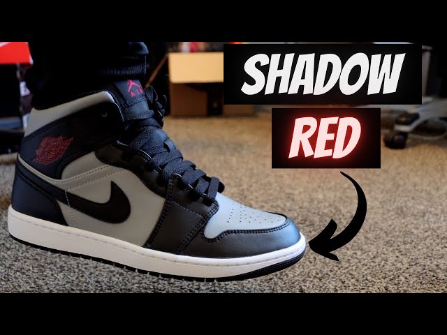 Jordan 1 Mid Shadow Red Unboxing + On Feet! 