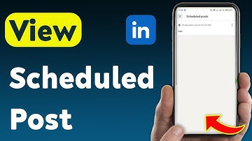 How To View Scheduled Post On LinkedIn (Updated)