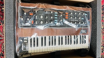 Moog Minimoog Model D - UNBOXING! (2023 Reissue)