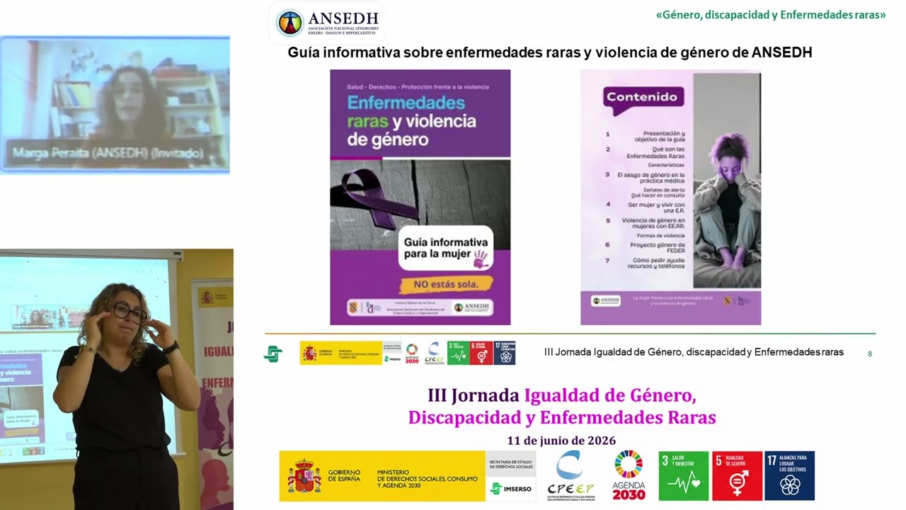 III Jornada Igualdad de Género, Discapacidad y Enfermedades Raras (11 de junio de 2026)