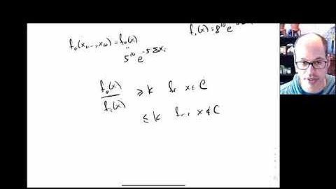 Mathematical Statistics, Lecture 20, part 2: Working an example with using the Neyman-Pearson Lemma