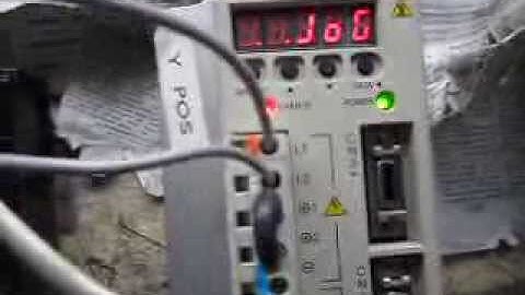 SGDM-04ADA servo drive test run video