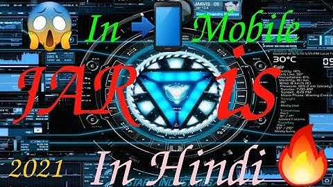 😱How to set JARVIS in📱mobile | In HINDI | 💯% real |  live proves | Must Watch